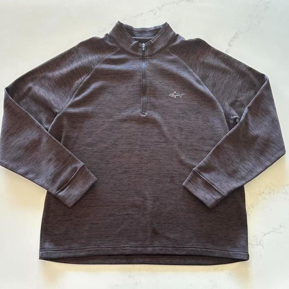 Greg-norman-collection Men's Brown and Grey Sweatshirt